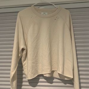 Aerie Distressed Crewneck